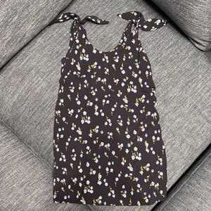 Floral Kids Blouse with Tie Straps